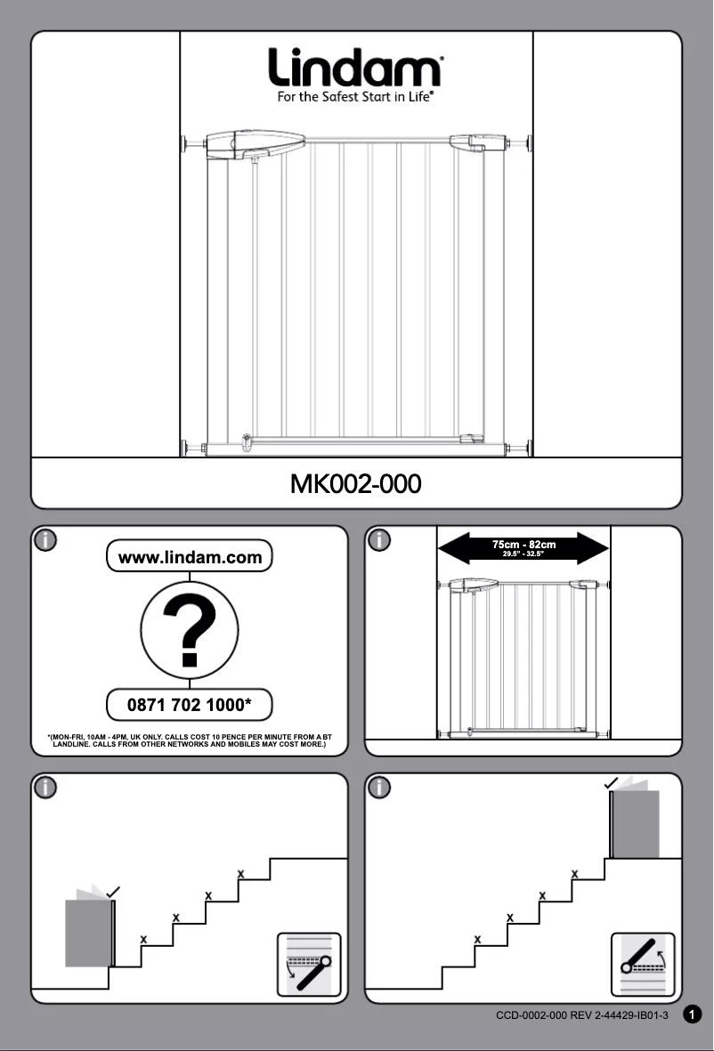 Image de la première page du manuel de l'appareil Sure Shut Porte