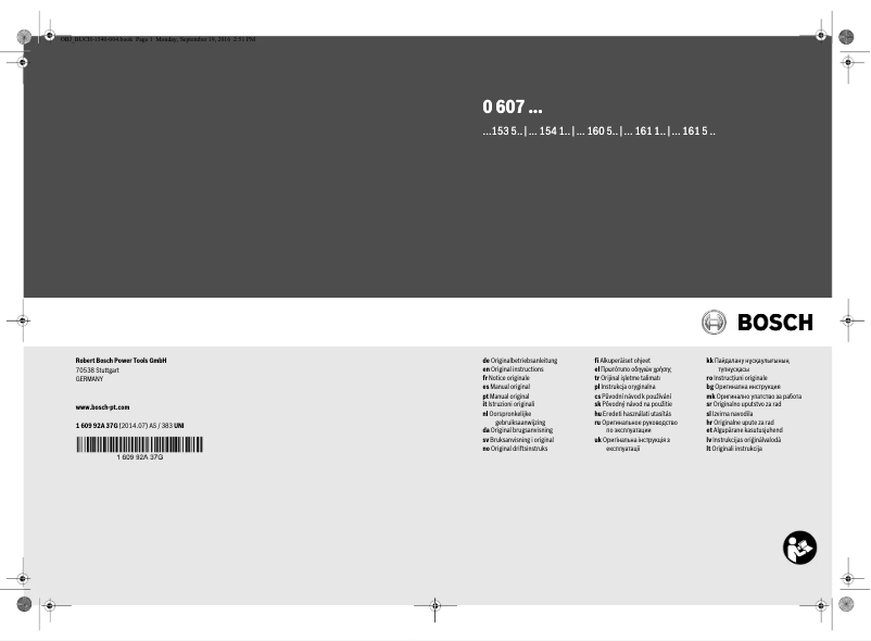 Page 1 de la notice Manuel utilisateur Bosch UML-422-90