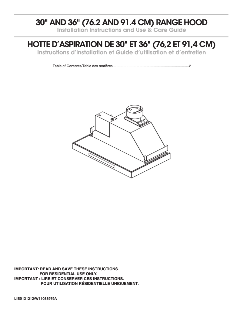 Page 1 de la notice Guide d'installation KitchenAid KVUB400GSS