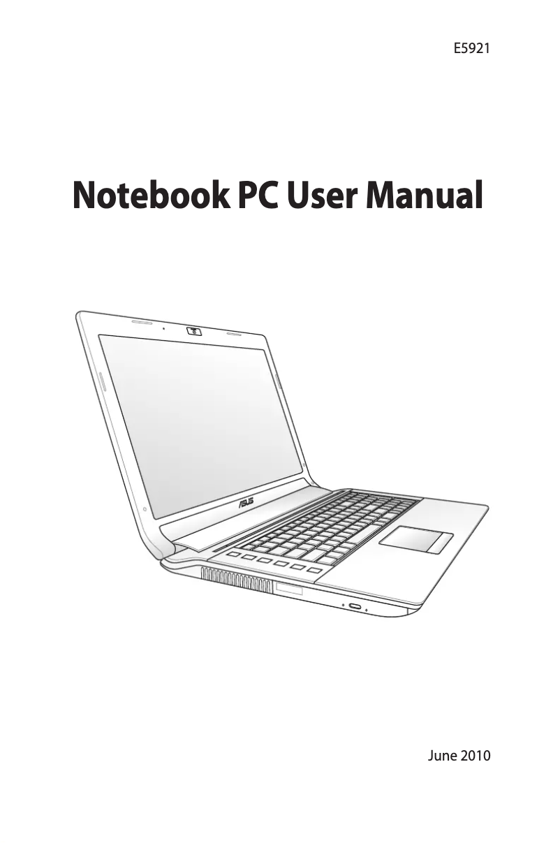 Page n°1 - Manuel utilisateur Asus N53SV