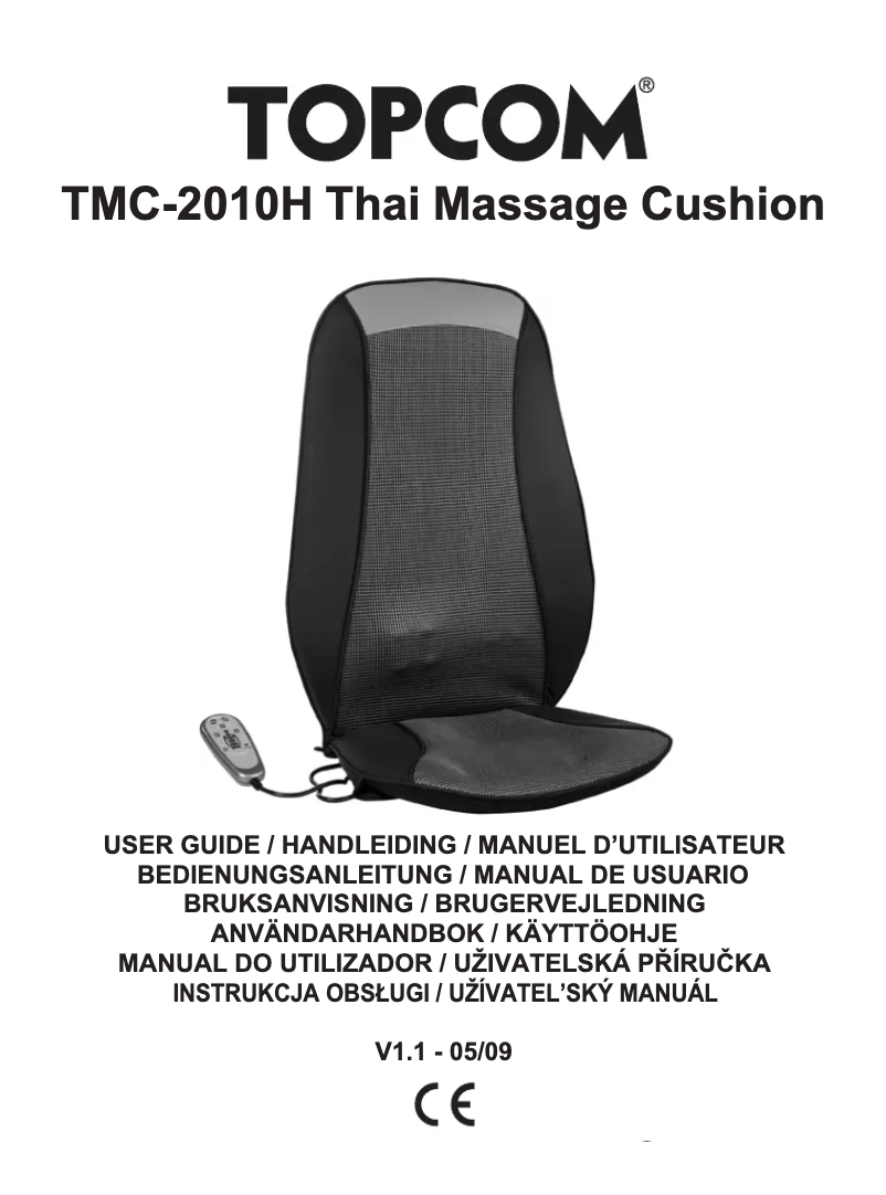 Page 1 de la notice Manuel utilisateur Topcom TMC-2010H