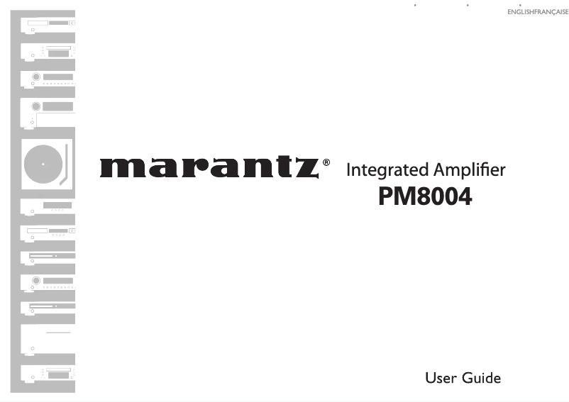 Page 1 de la notice Mode d'emploi Marantz PM8004