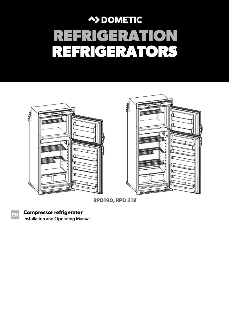 Página 1 del manual Manual de usuario Dometic CoolMatic RPD 218