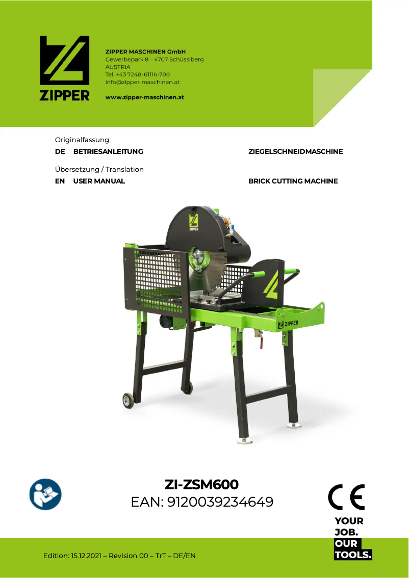 Page n°1 - Manuel utilisateur Zipper ZI-ZSM600