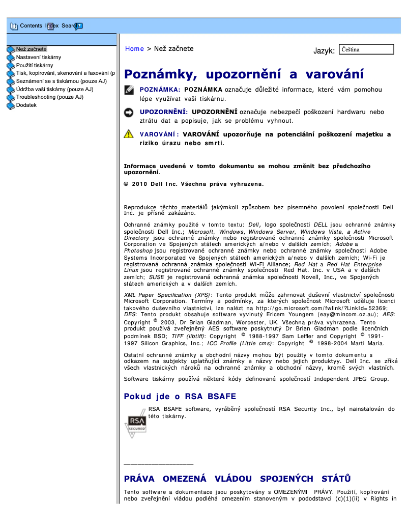 Page 1 de la notice Manuel utilisateur Dell 2155cn