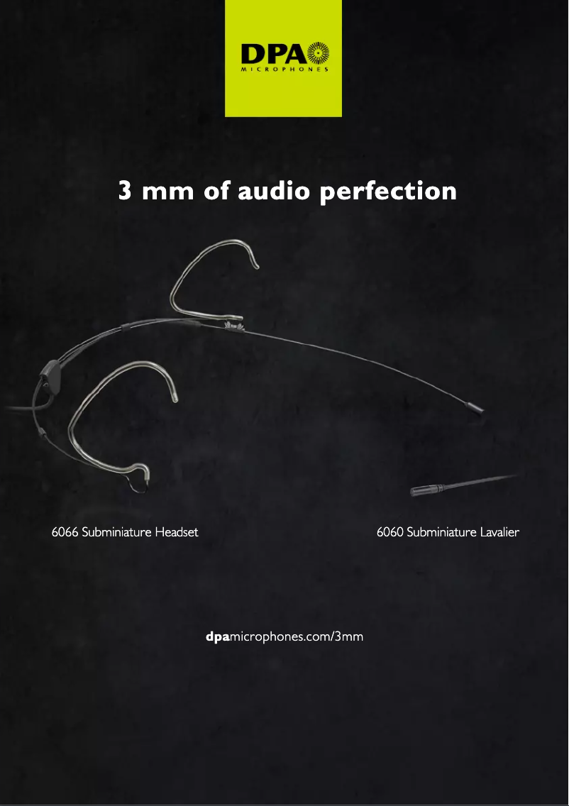 Page 1 de la notice Manuel utilisateur DPA D:screet Core 6066