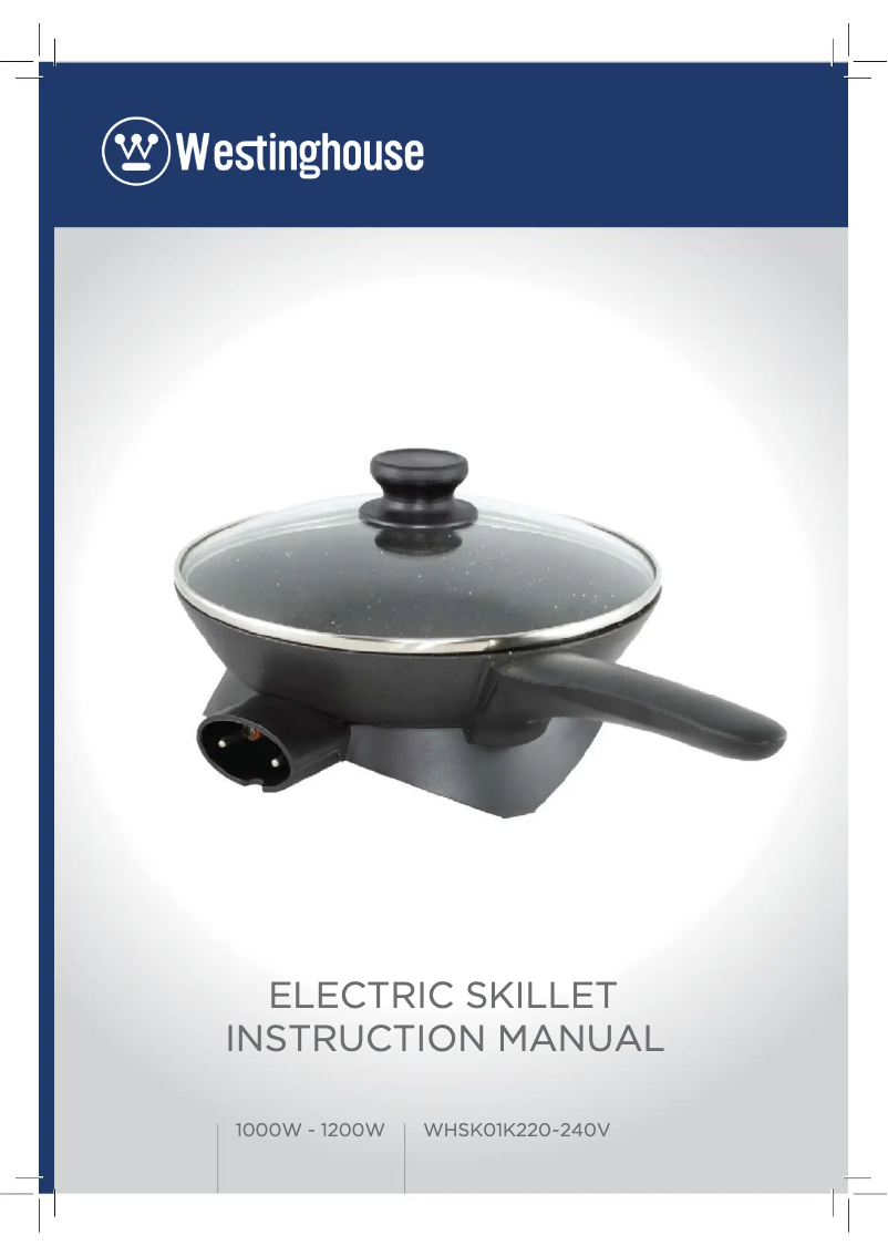 Image de la première page du manuel de l'appareil WHSK01K