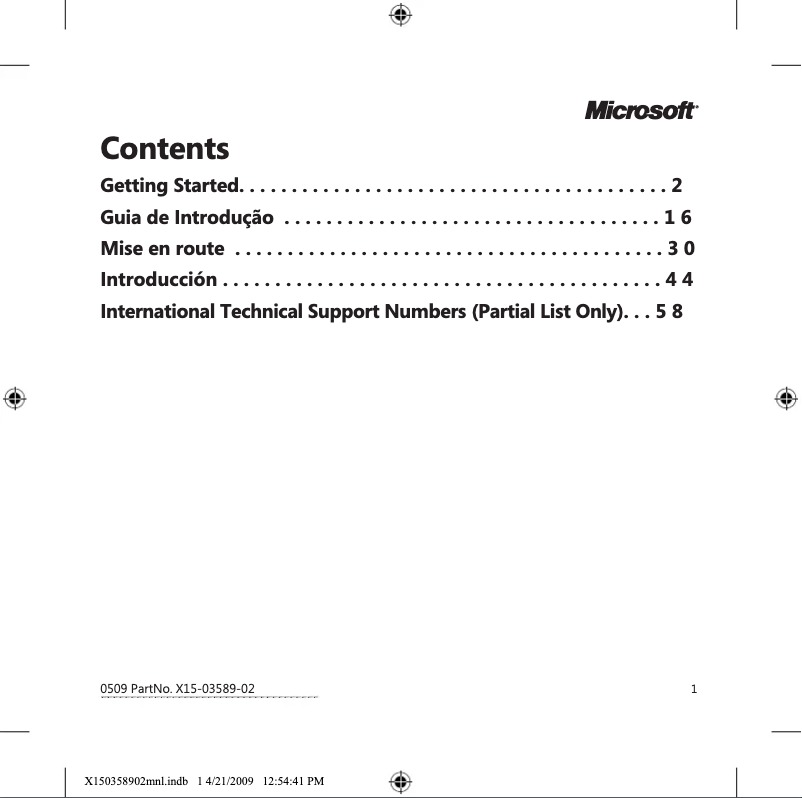 Página 1 del manual Manual de usuario Microsoft Wired Keyboard 600