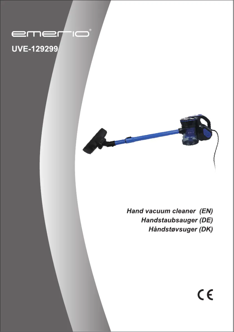 Page 1 de la notice Manuel utilisateur Emerio UVE-129299