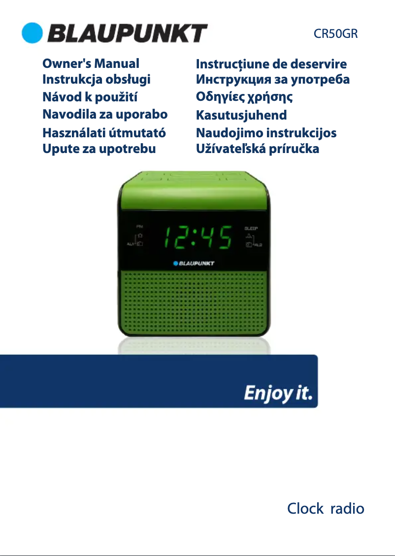 Página 1 del manual Manual de usuario Blaupunkt CR50GR