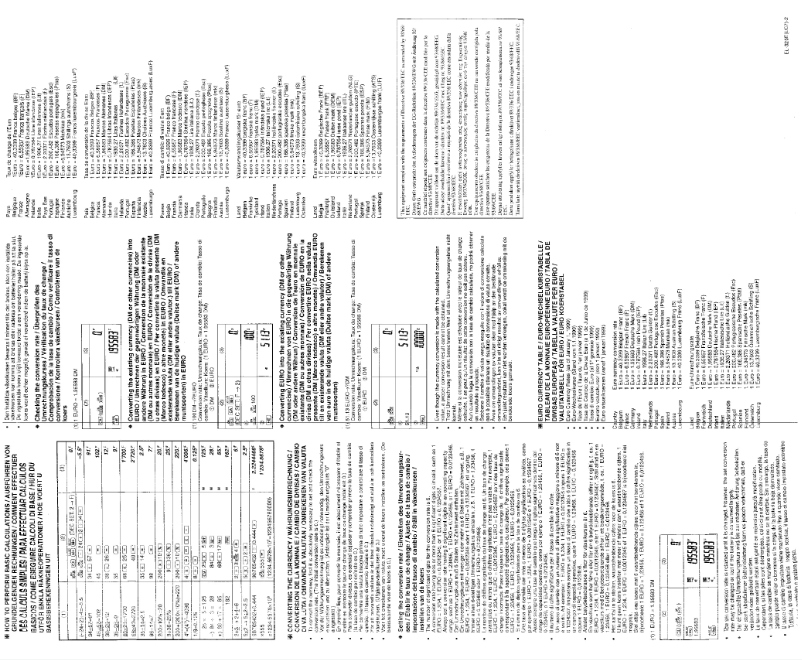 Page n°1 - Manuel utilisateur Sharp EL-326E
