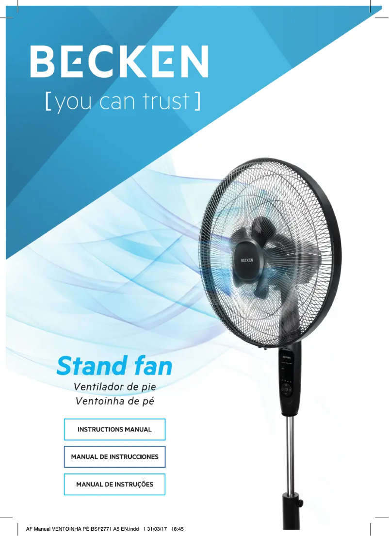 Image de la première page du manuel de l'appareil PÉ BSF2771