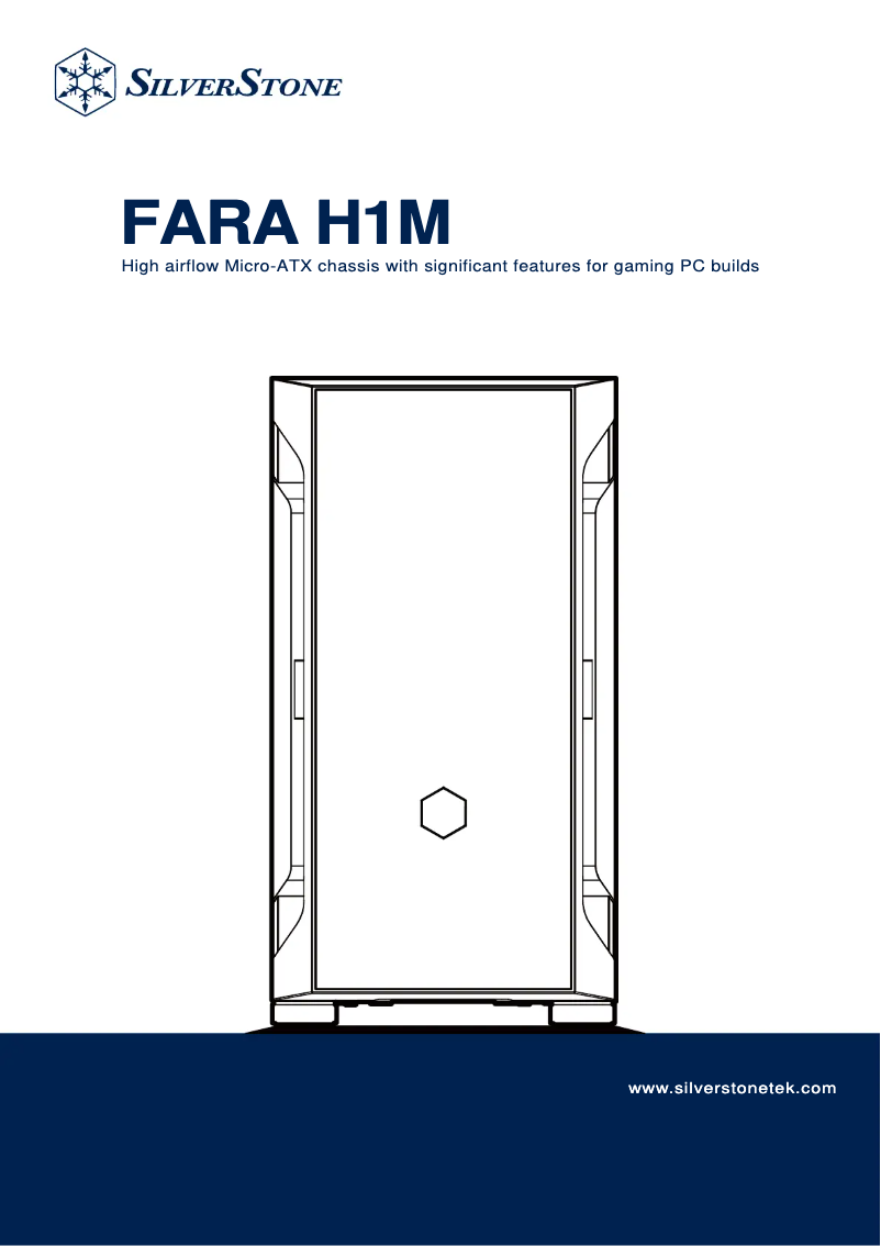 Page n°1 - Manuel utilisateur Silverstone FARA H1M PRO