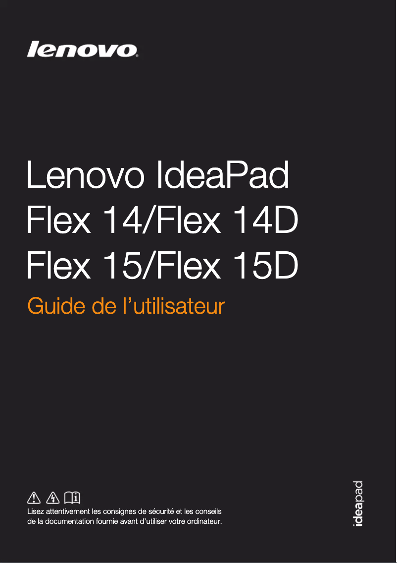 Página 1 del manual Manual de usuario Lenovo IdeaPad Flex 14D