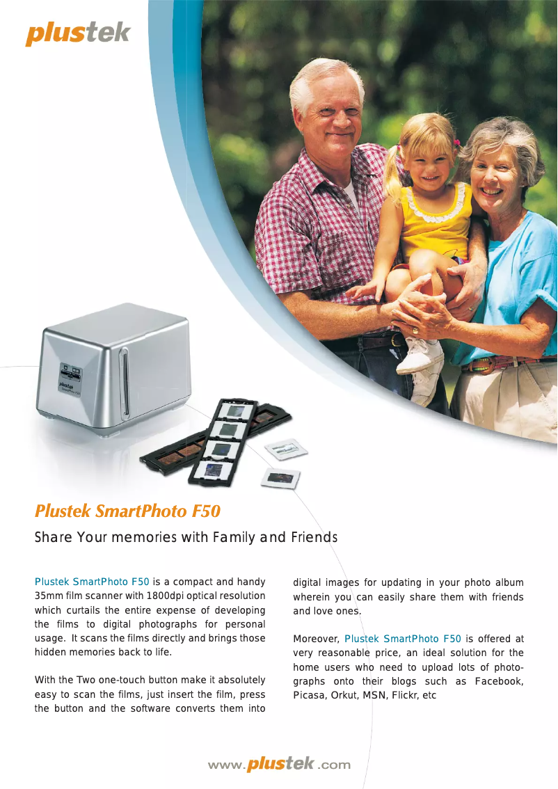 Page n°1 - Manuel utilisateur Plustek Smartphoto P60