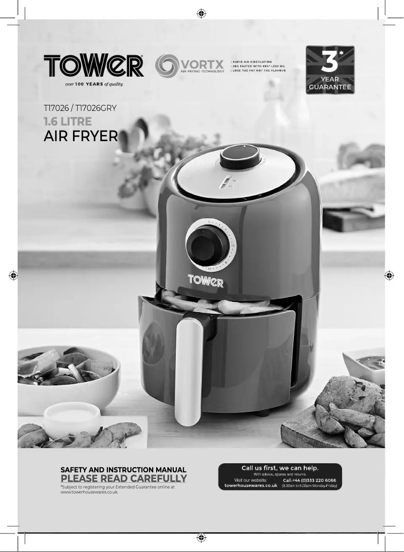 Page 1 de la notice Manuel utilisateur Tower Vortx T17126