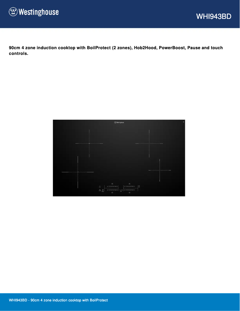 Image de la première page du manuel de l'appareil WHI943BD