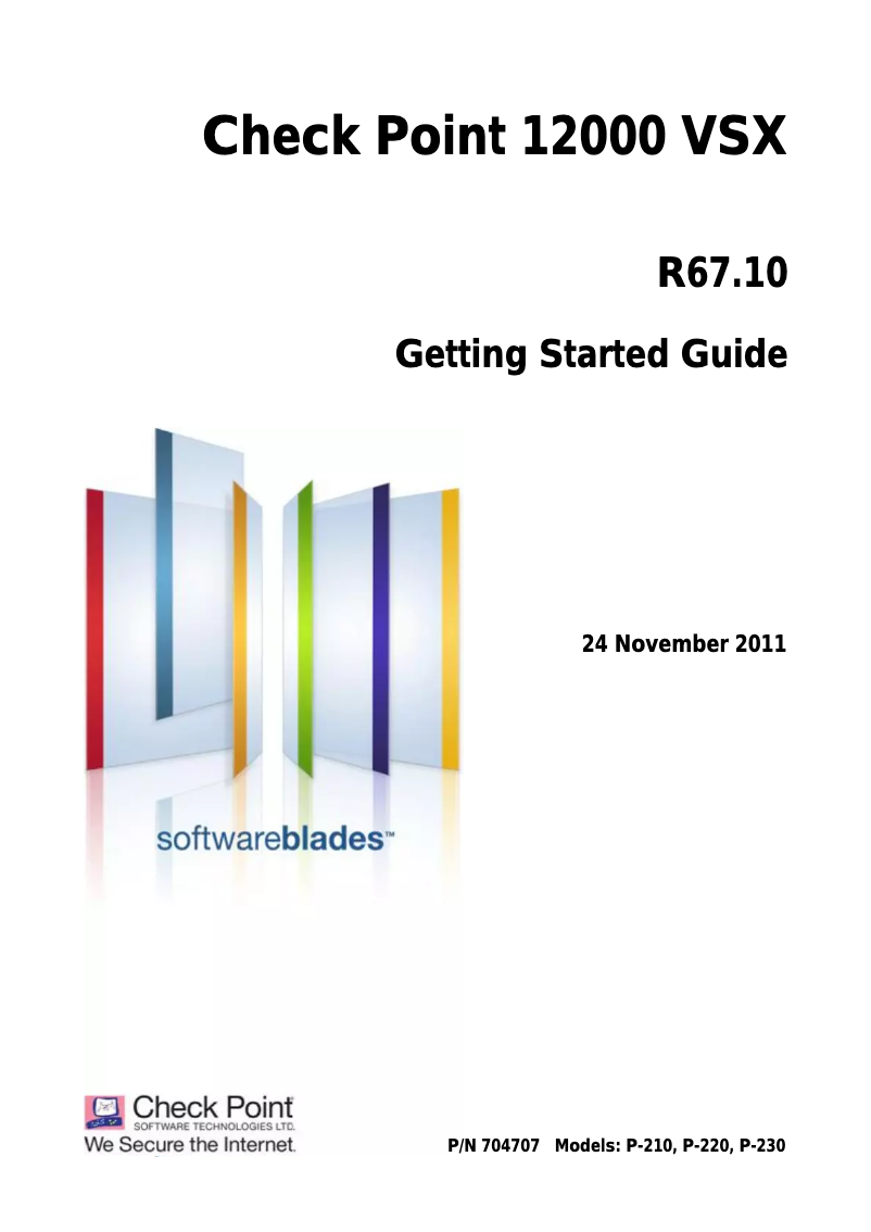 Page n°1 - Manuel utilisateur Check Point VSX 12200 BDL