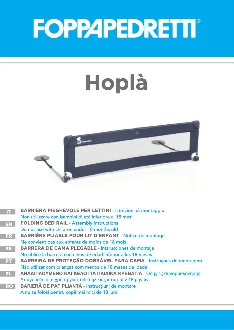 Page n°1 - Manuel utilisateur Foppapedretti Hoplà