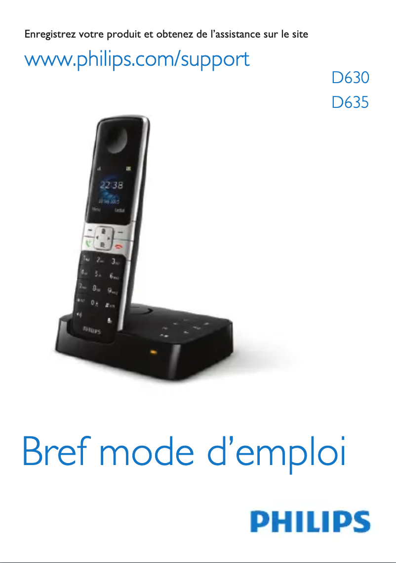 Image de la première page du manuel de l'appareil D630