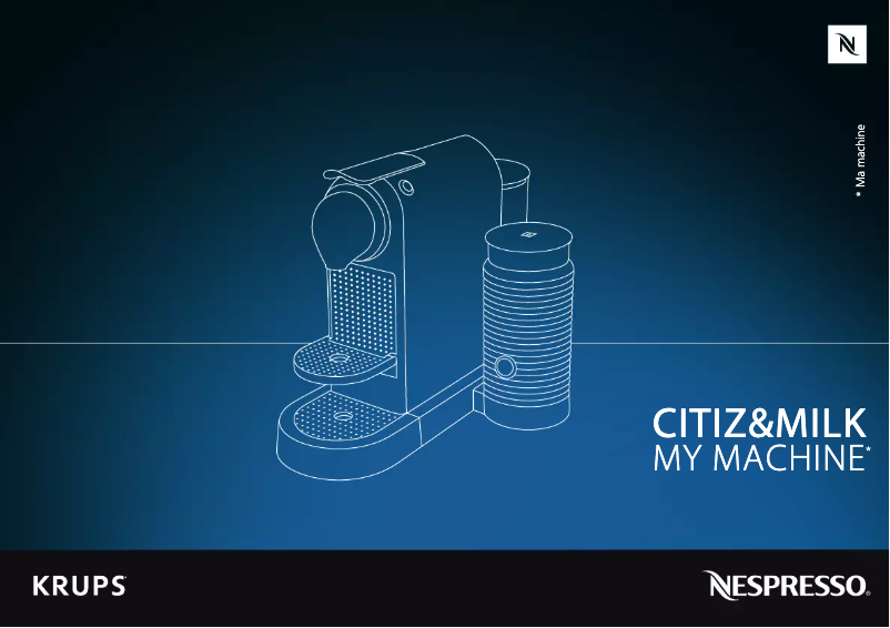 Image de la première page du manuel de l'appareil Nespresso Citiz & Milk YY2732