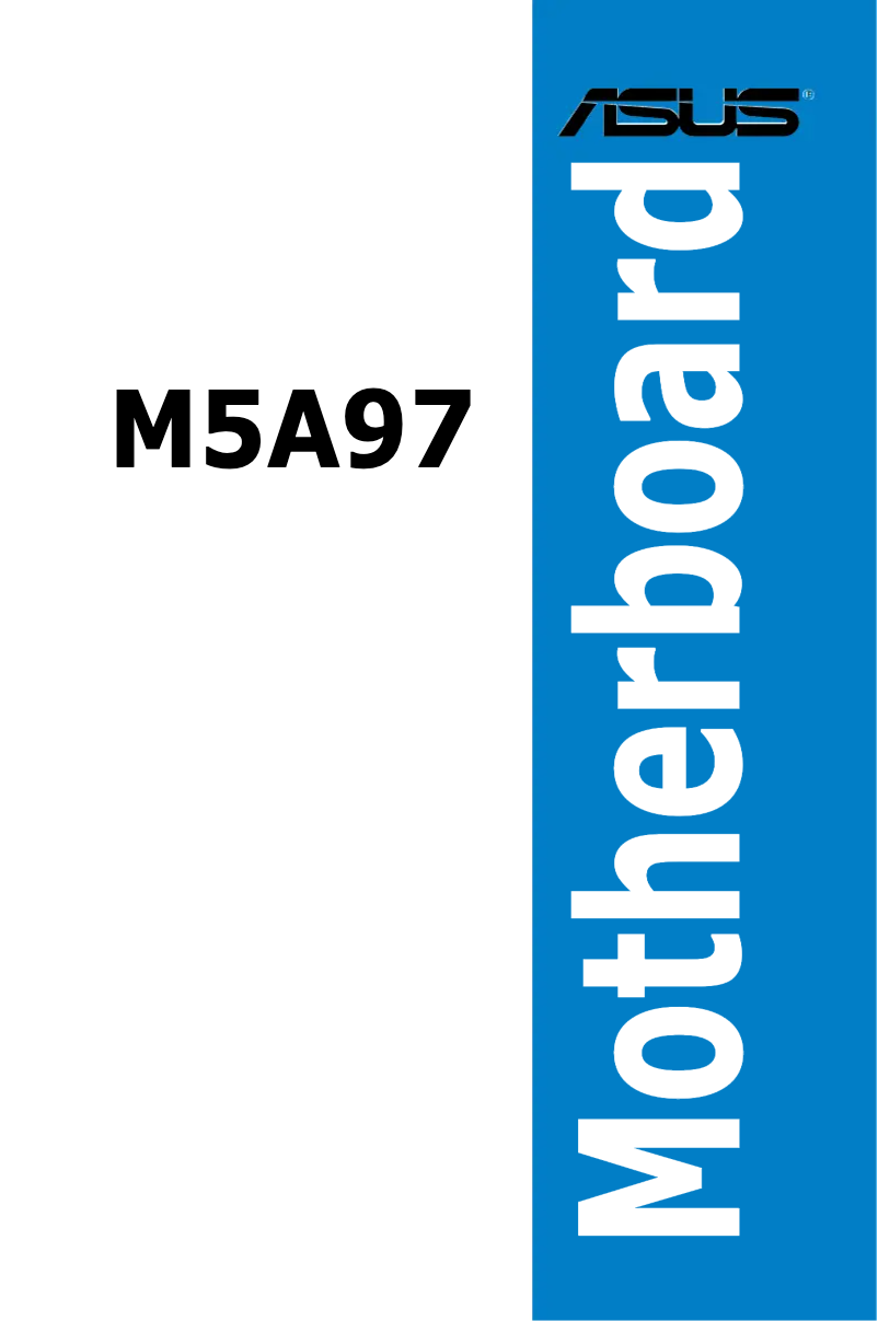 Imagen de la primera página del manual del dispositivo M5A97