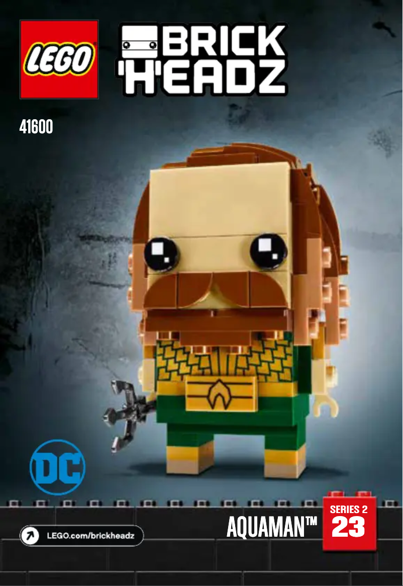 Page 1 de la notice Manuel utilisateur Lego Brickheadz 41600