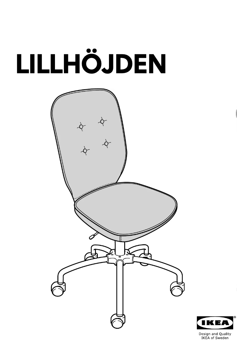 Page 1 de la notice Mode d'emploi Ikea LILLHOJDEN