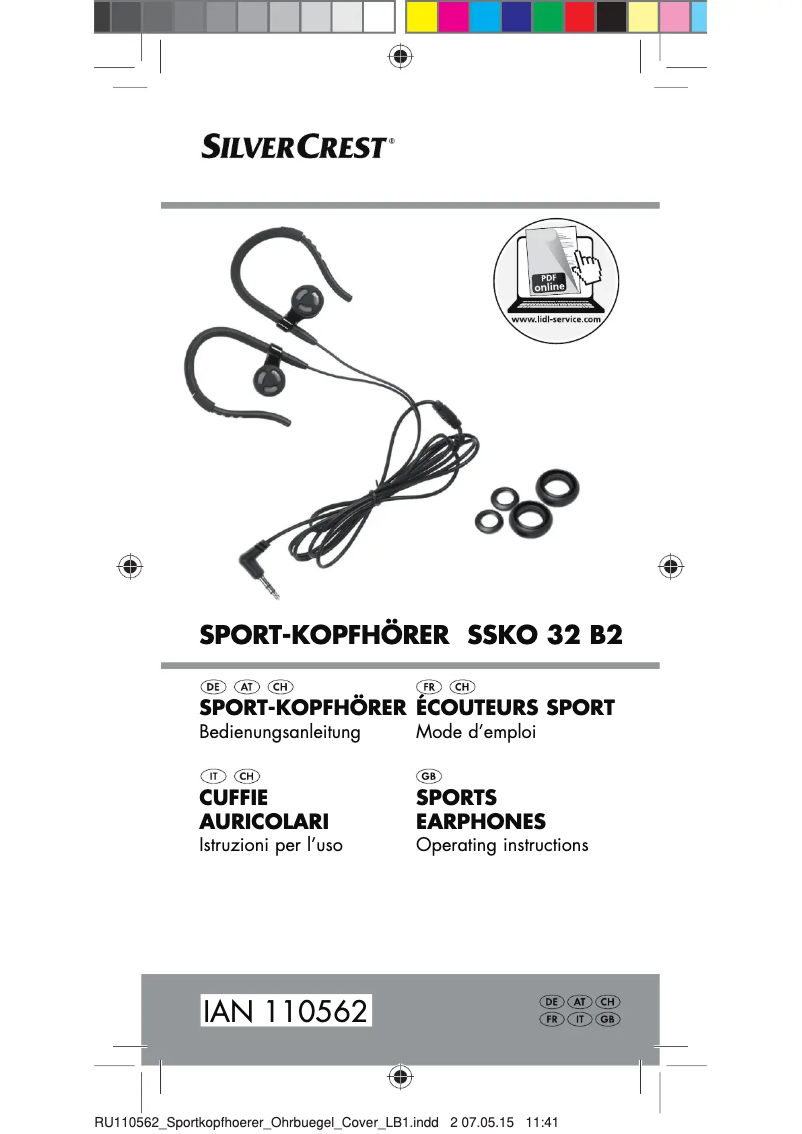 Page 1 de la notice Manuel utilisateur SilverCrest SSKO 32 B2