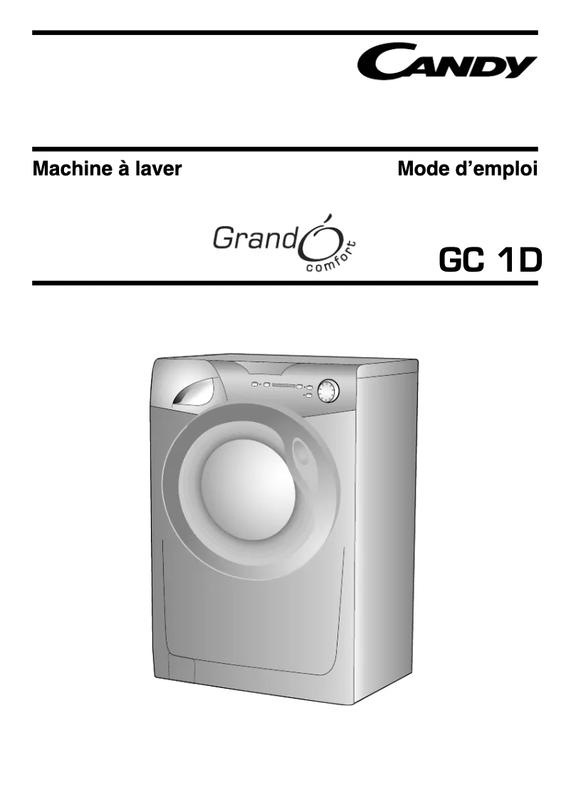 Image de la première page du manuel de l'appareil GC 1281D2/1-47