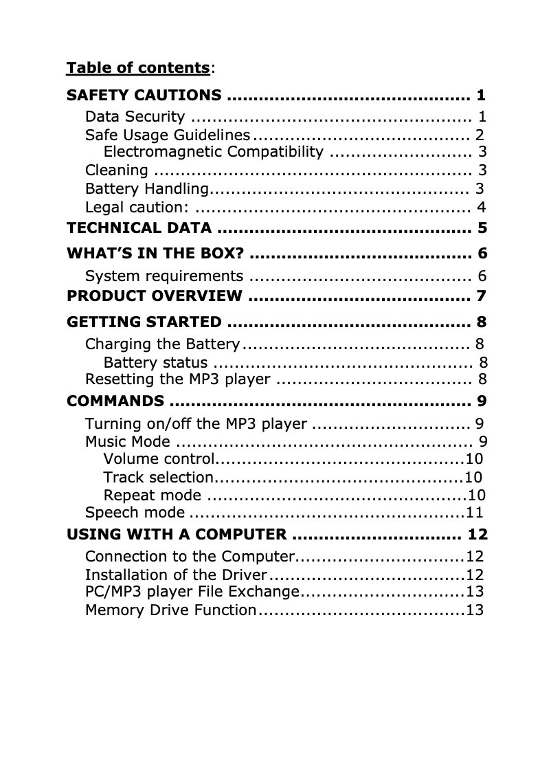 Page 1 de la notice Manuel utilisateur Medion MD80347