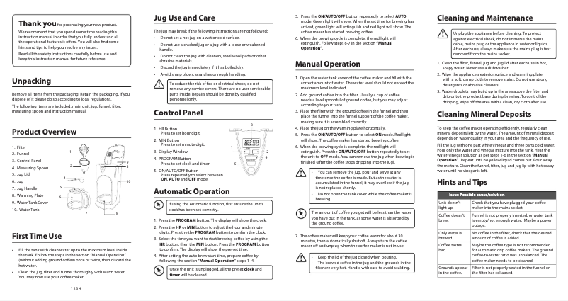 Page 1 de la notice Manuel utilisateur Logik LC12DCB17