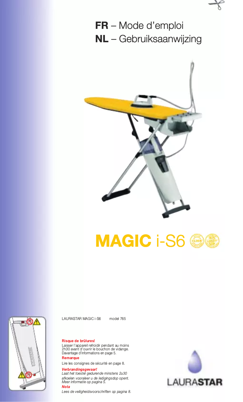 Page 1 de la notice Manuel utilisateur laurast Magic i-S6