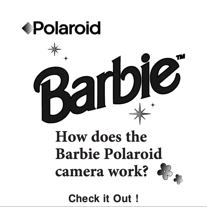 Page 1 de la notice Manuel utilisateur Polaroid 600 Barbie