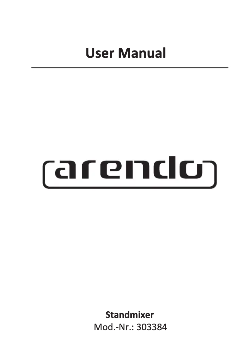 Image de la première page du manuel de l'appareil 303384