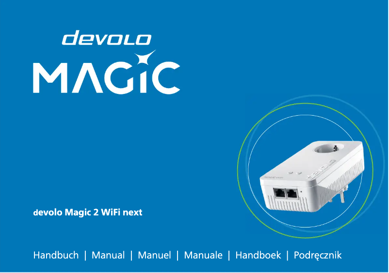 Page n°1 - Manuel utilisateur Devolo Magic 2 WiFi next