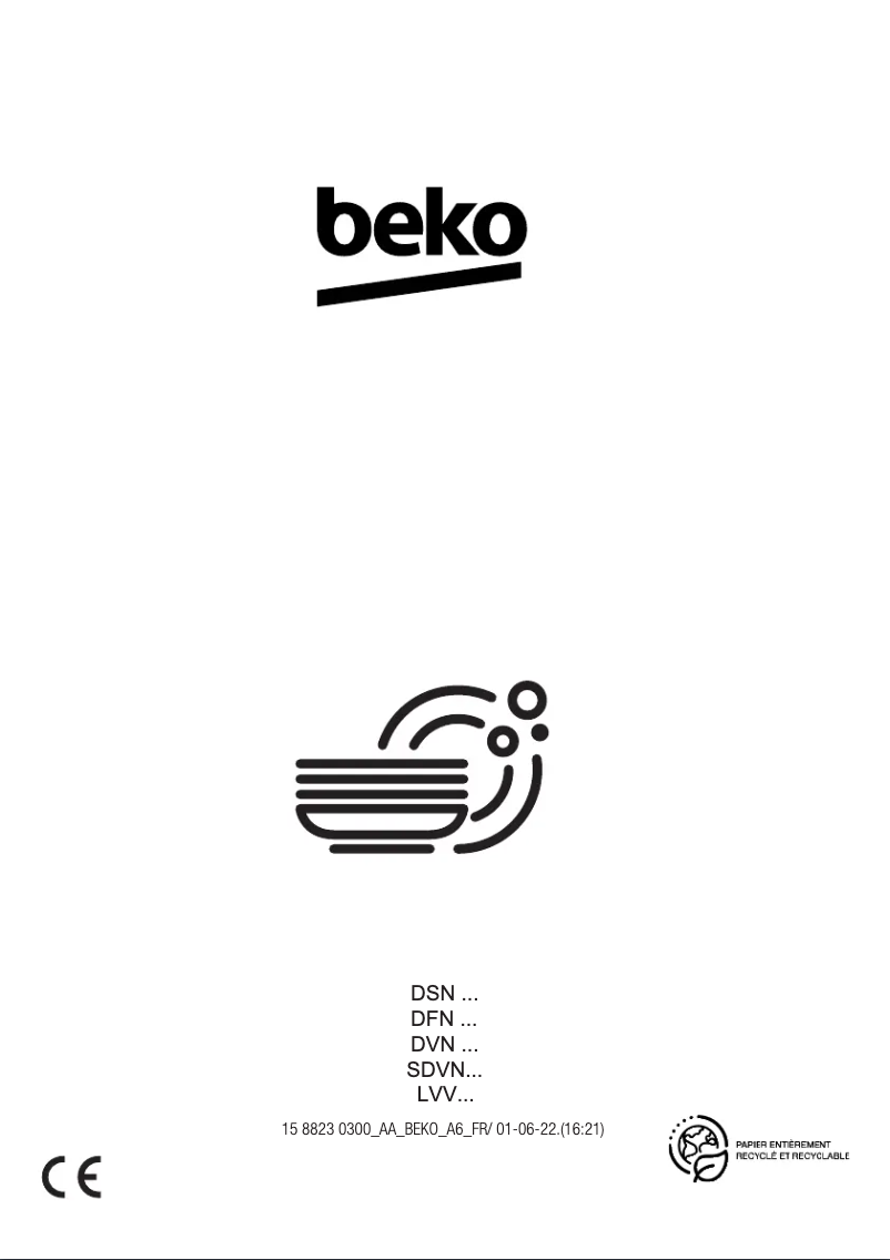 Image de la première page du manuel de l'appareil DVN05323W