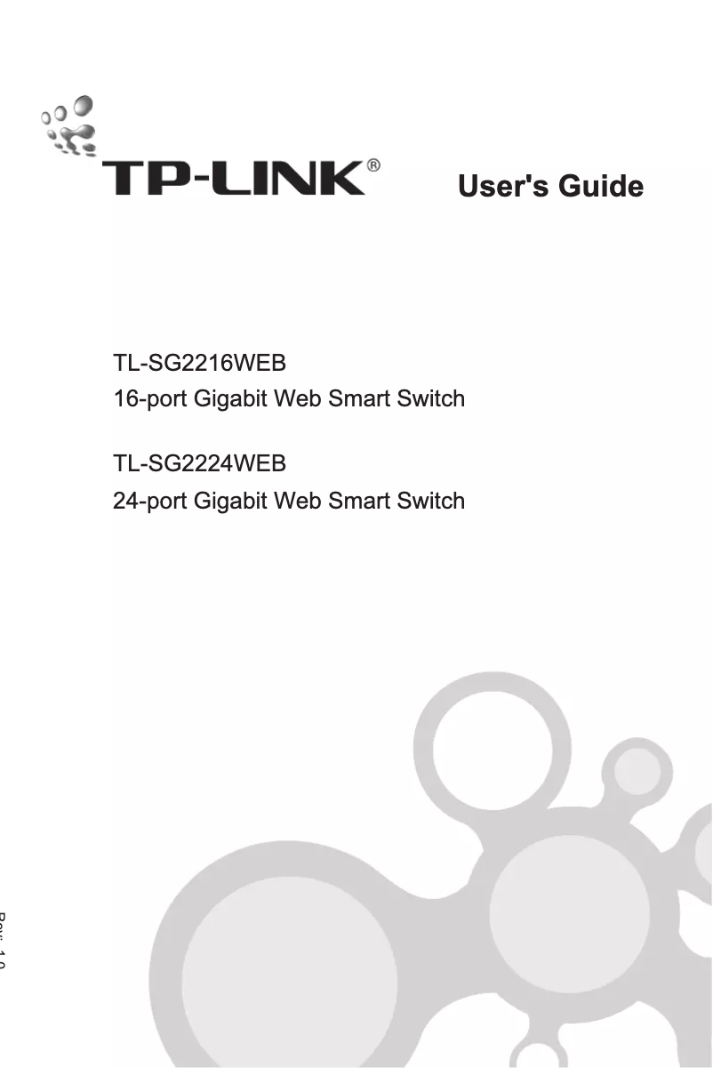 Page 1 de la notice Manuel utilisateur TP-Link TL-SG2216WEB