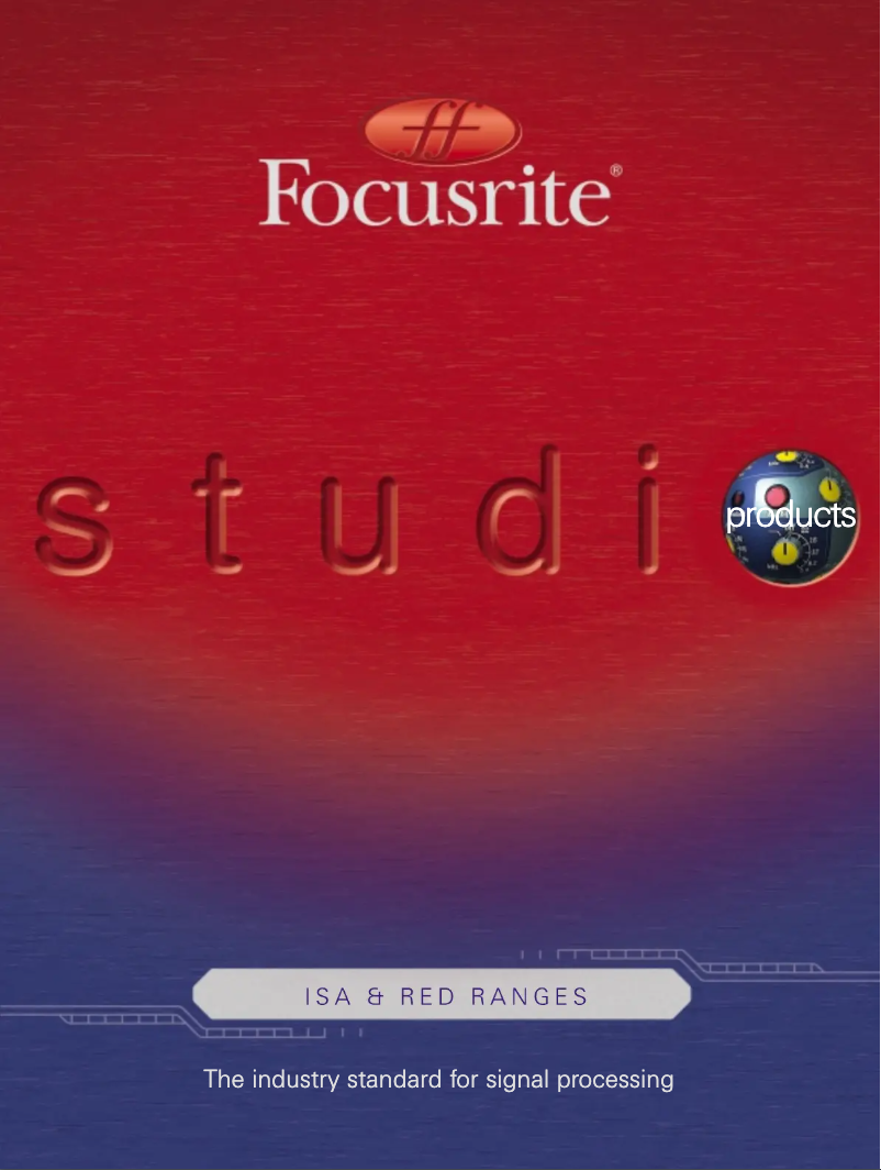 Page 1 de la notice Brochure Focusrite The Liquid Channel