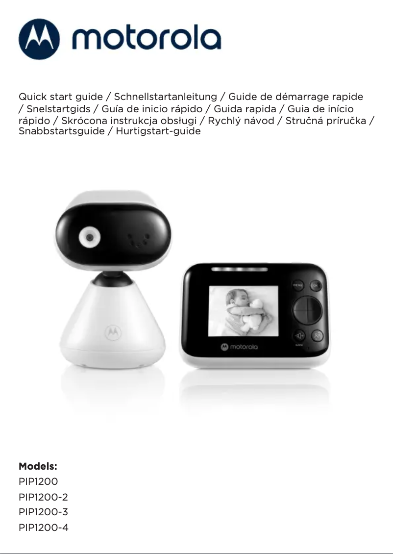 Page n°1 - Manuel utilisateur Motorola PIP1200