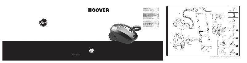 Page n°1 - Manuel utilisateur Hoover AC73_AC20011