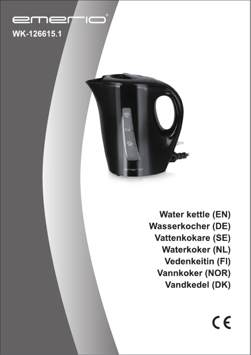 Page n°1 - Manuel utilisateur Emerio WK-126615.1