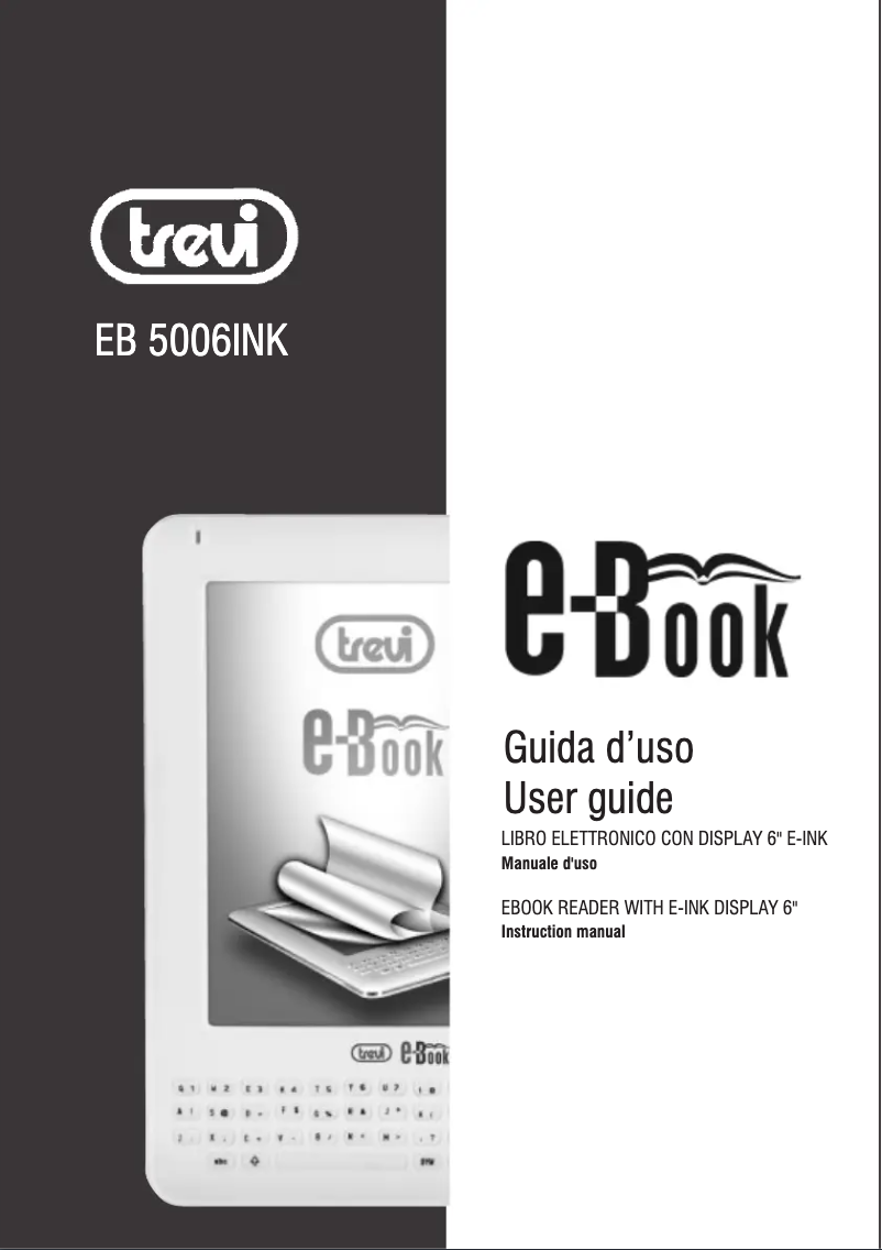 Page n°1 - Manuel utilisateur Trevi EB 5006 INK