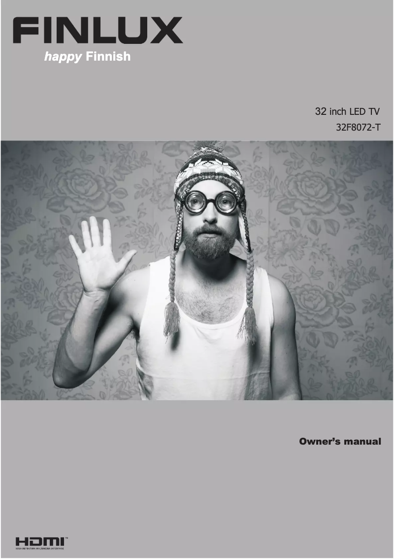 Page n°1 - Manuel utilisateur Finlux 32F8072-T