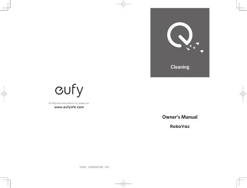 Page n°1 - Manuel utilisateur Eufy RoboVac 30C