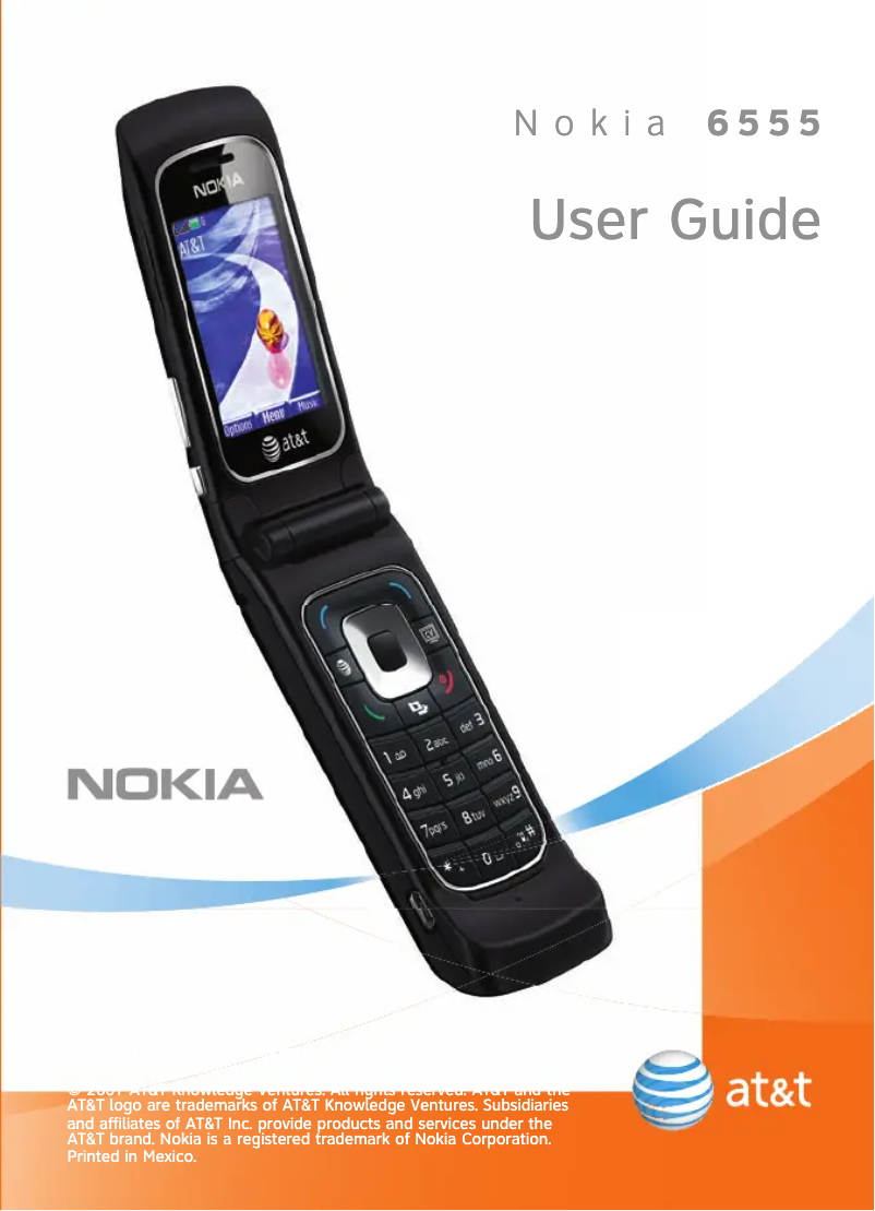 Page 1 de la notice Manuel utilisateur Nokia 6555
