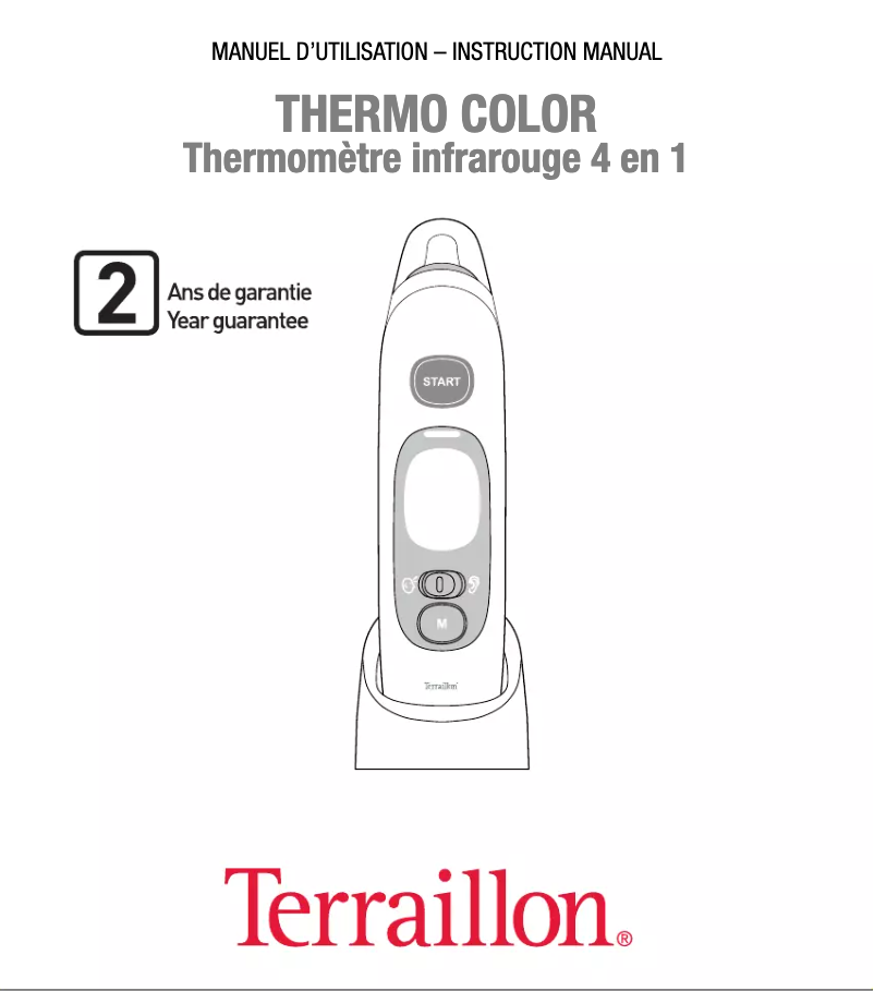 Image de la première page du manuel de l'appareil Thermo Color
