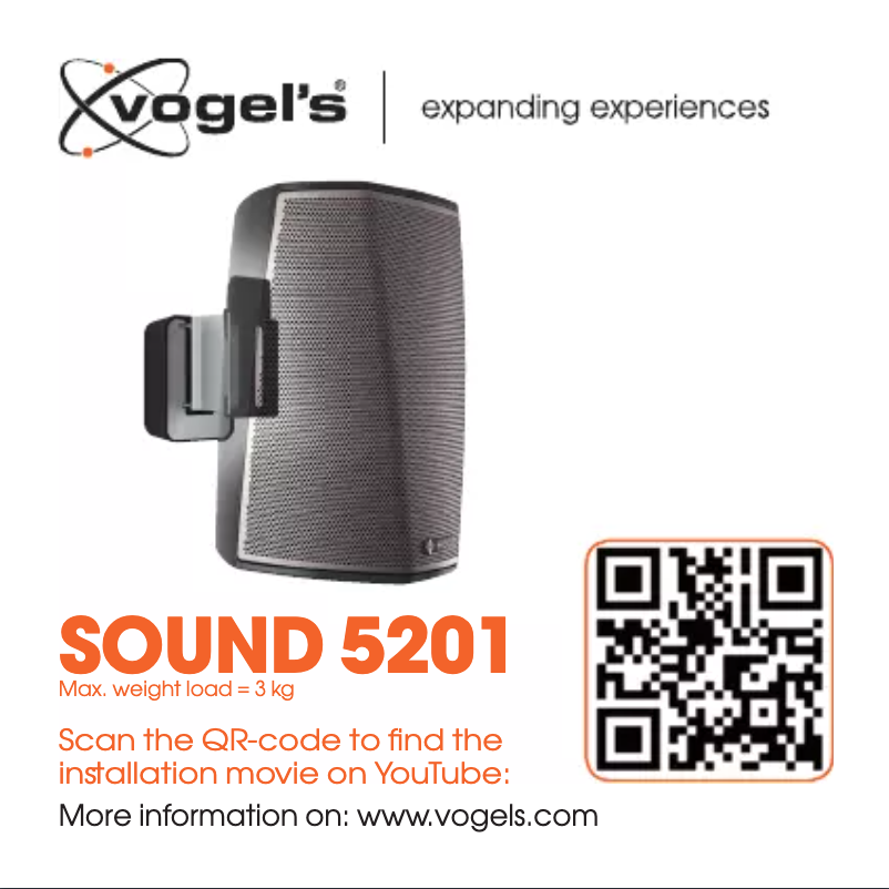 Page n°1 - Manuel utilisateur Vogel's Sound 5201