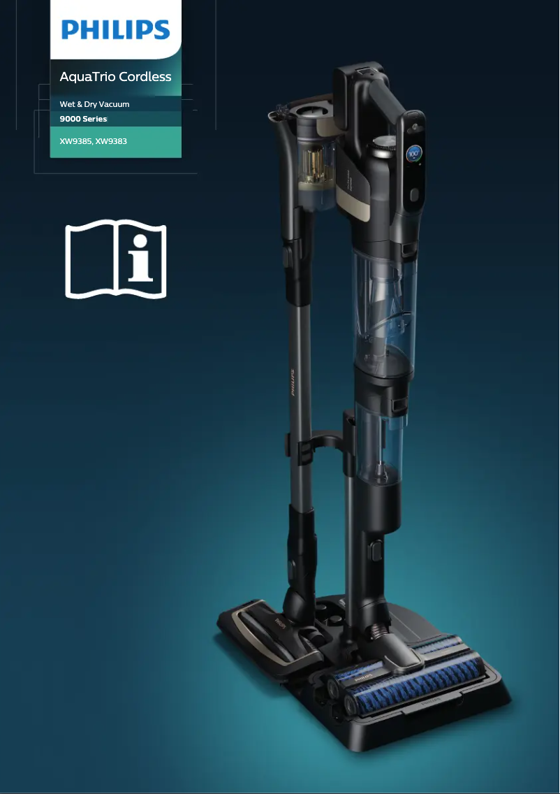Image de la première page du manuel de l'appareil AquaTrio Cordless XW9385