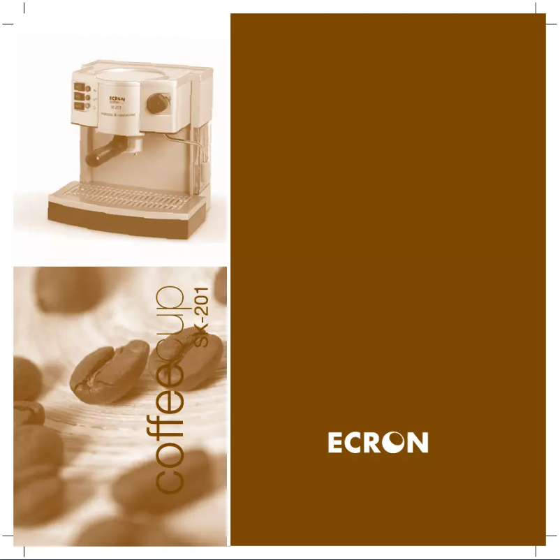 Page 1 de la notice Manuel utilisateur Ecron SK201